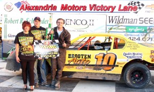 Justin Vogel runs on ethanol and won the Jam the Stands race at Viking Speedway on July 27. (Photo courtesy of Viking Speedway's website)