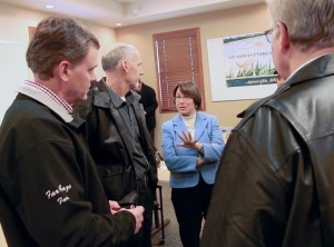 Sen. Amy Klobuchar rallies support for the RFS at Guardian Energy in Janesville.