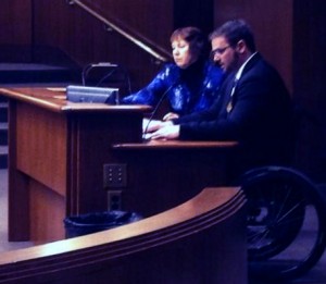 MCGA president Ryan Buck testifying about ethanol's impact on young farmers.