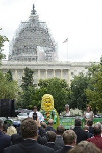 Even Captain Cornelius appeared at the RFS rally on Capitol Hill.
