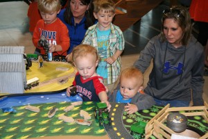 Having fun at the Children's Museum of Southern Minnesota in Mankato.