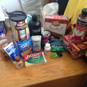 Just in my tiny dorm room, I found these 32 products that contained corn as an ingredient.