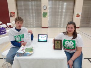 Anna and Tyler were at the Lonsdale Expo talking about their Minnesota 4H Science of Ag Challenge project.