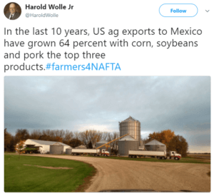 #Farmers4NAFTA tweet