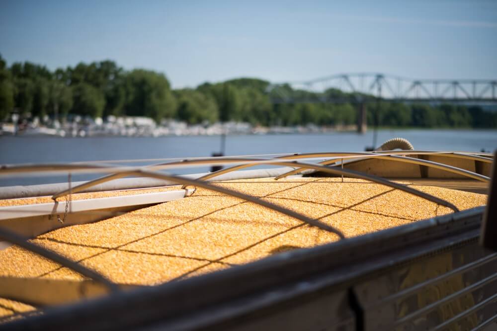 Grain Exports Rail Corn