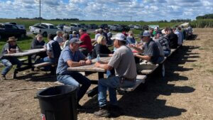 County corn growers association plot day